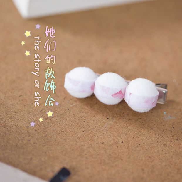 Handmade phụ kiện tóc nơ Tự làm đầu kẹp tóc Hoa anh đào tua rua cá miệng kẹp tóc kẹp tóc Em gái mềm mại dễ thương - Phụ kiện tóc phụ kiện tóc hàn quốc