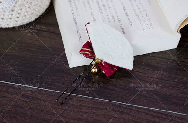 Kẹp tóc thủ công DIY chuông chuông kẹp tóc phong cách Nhật Bản sếu gió phong cách Nhật Bản nhíp hình chữ U - Phụ kiện tóc kẹp tóc đính đá