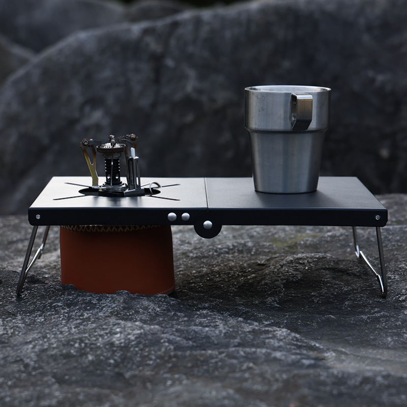 Folding Dining Table Small Family Type Home Telescopic Picnic Outdoor Camping Small Table Spider spider Furnace End Accessories Insulation