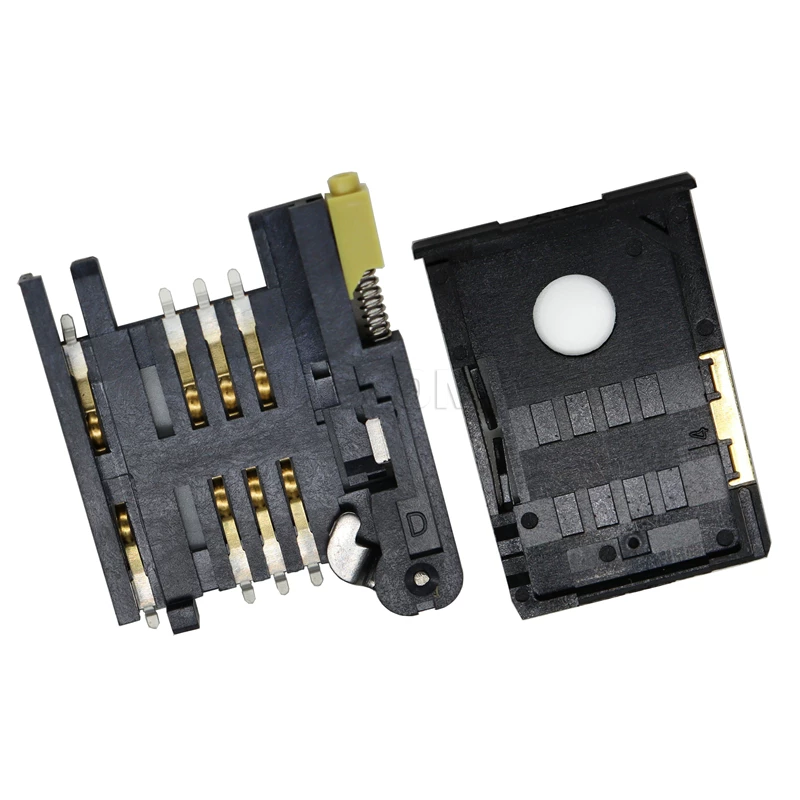 Держатель SIM-карты KF-016MUP-C706 слот для карт 6+2P ящик с позиционирующим столбиком GPS-навигация с лотком для карт