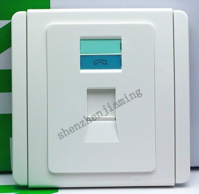 Schneider Chwins E3000 Metrowhite Series Phone Outlet Unit Phone