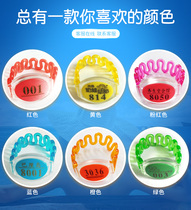 Sauna hand shoe clip foot bath digital number plate induction lock fitness swimming pool bath storage bracelet