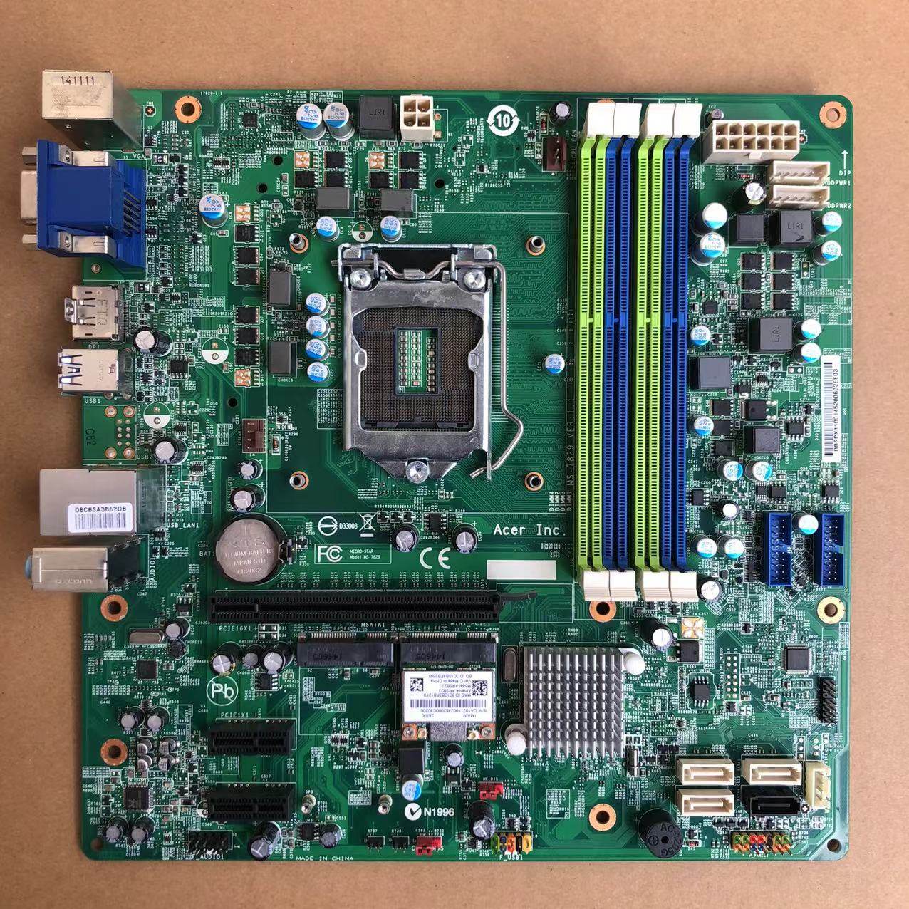 Acer Acer MS-7829 1150 B85 Motherboard with mSATA HDMI USB3.0