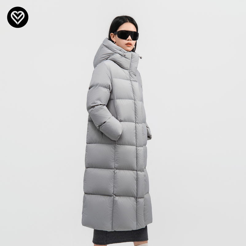95% White Goose down 2025 Northern Extreme Cold Thickened Straight Lightweight Loose Warm Over-The-Knee Long down Jacket for Women 95% White Goose down 2025 Northern Extreme Cold Thickened Straight Lightweight Loose Warm Over-The-Knee Long down Jacket for Women
