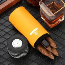 Cigar tube 5-pack cigar cigar box imported cedar wood moisturizer cigar moisturizer cigar moisturizer portable bag