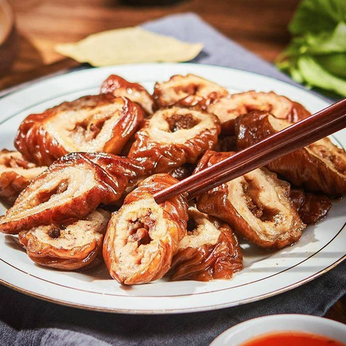 Anjing Crispy Большая кишечная головка 200G*20 баккрас жареная хрустящая свиная кора Бурбальд Бурбальд лосомон замороженный полупродукт коробку