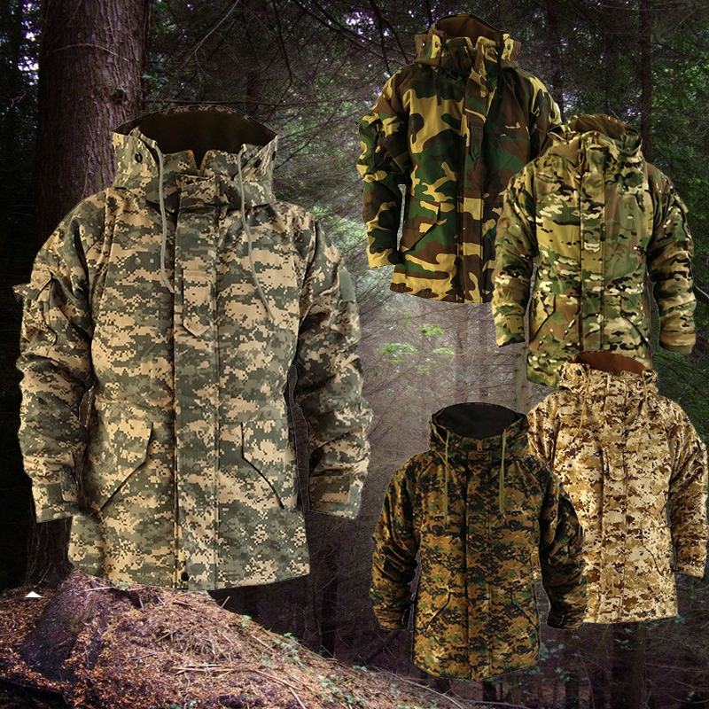 ACU Camouflage G8 Chargers Catch CP jungle three desert digital male American soldier tactical coat coat