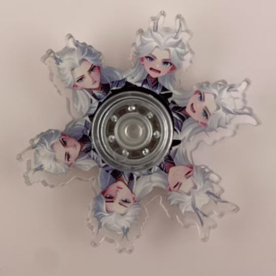 敖丙哪吒之魔童闹海周边指尖旋转陀螺解压小玩具学校热卖学生奖品