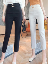 Western Dress Pants Woman Summer Thin with high waist and slim fit 2021 New Korean version Fashion Temperament Casual 90% pants