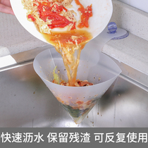 Kitchen Sink filter Home Leaching basket Self-standing dishwashing pool Garbage filter Anti-clogging universal strainer