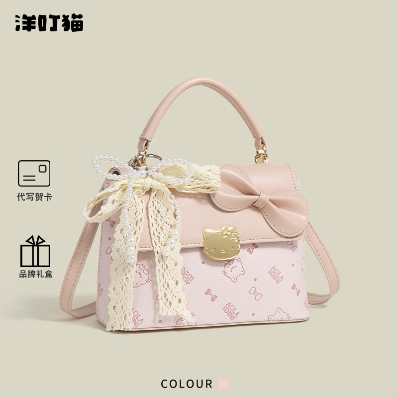 Ян Дин Кот подарок на день рождения высококачественная ручная сумка с котом женская новинка 2025 года, осенне-зимняя сумка-мессенджер для пригородных поездок