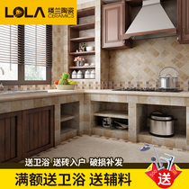 Loulan tile antique brick 300*600 kitchen bathroom wall brick Antique wall brick New Tianhe rockfall