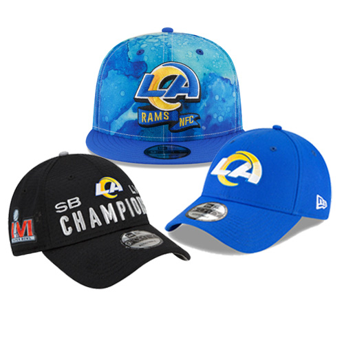 NFL Rams 2022 Super Bowl hat champion RAMS Los Angeles Rams NEW ERA commemorative baseball cap