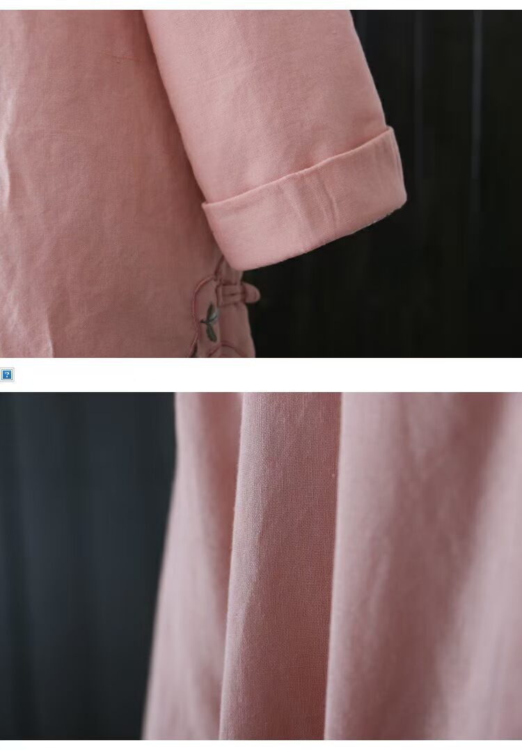 Áo cotton Trung Quốc nút hàng đầu thêu bông dày phù hợp với áo choàng gió quốc gia bông nhồi bông Zen áo khoác nữ áo phao tommy hilfiger nữ