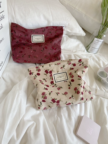 Косметичка, сумка через плечо, портативная маленькая сумка клатч, ретро сумка для хранения