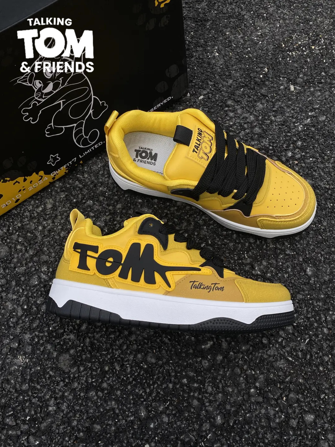 Talking Tom Tom Cat Couple Trendy Shoes Men's American Retro 2026 Summer Versatile Niche Casual Sneakers
