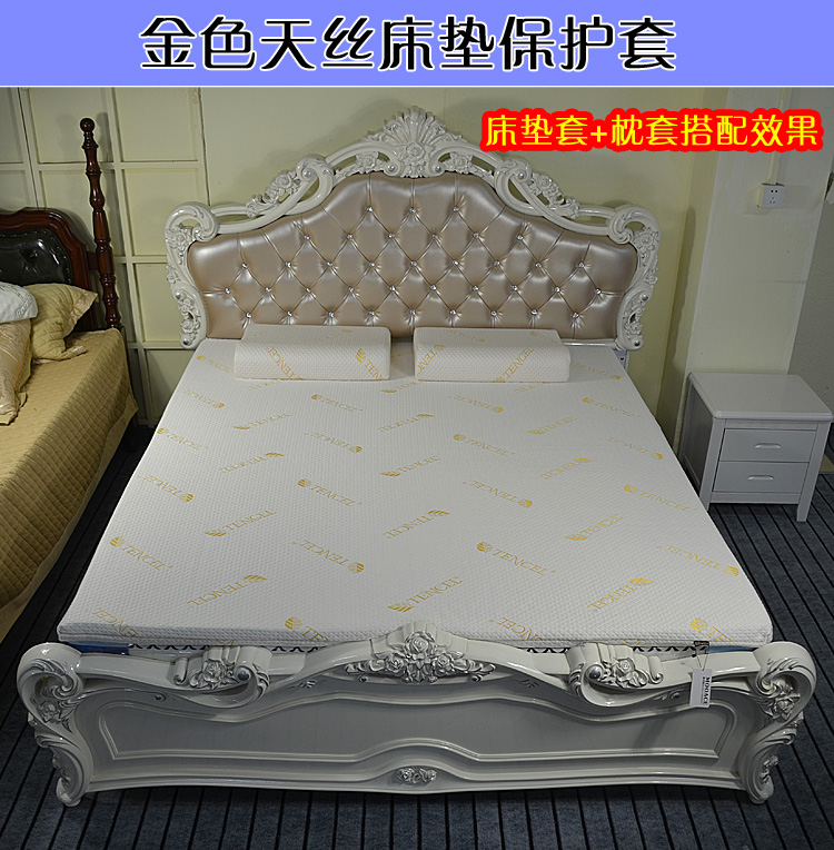 Thái lan Latex Nệm Cover Hoàn Toàn Dây Kéo Có Thể Tháo Rời Simmons Giường Bìa Cao Su Mat Coat Bed Tùy Chỉnh