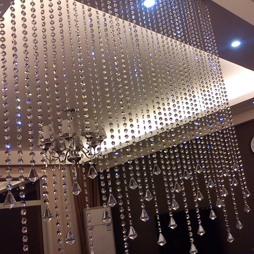 Прозрачная свадебная хрустальная бусина.