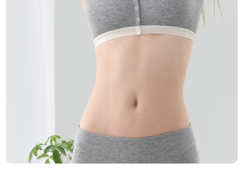 哺乳内衣无痕怀孕月子睡觉喂奶文胸前开扣春秋季无钢圈免手扶胸罩 — 23