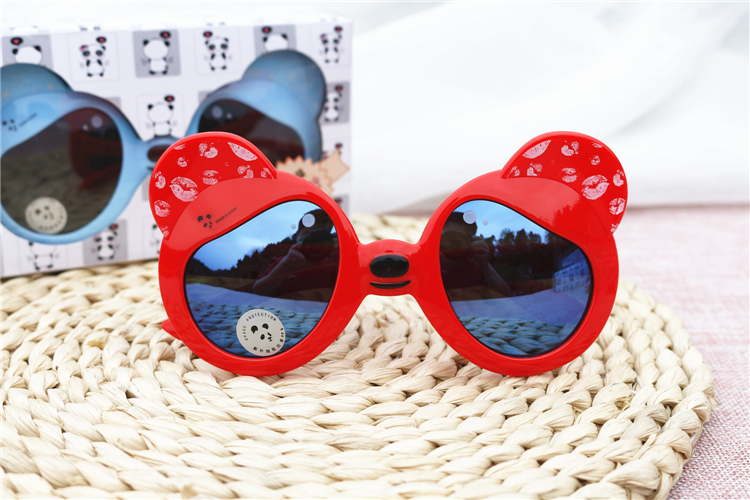 Kính râm dễ thương Panda Kính trẻ em Kính râm UV Kính hoạt hình dễ thương Kính du lịch Panda Kính râm tác dụng của kính râm