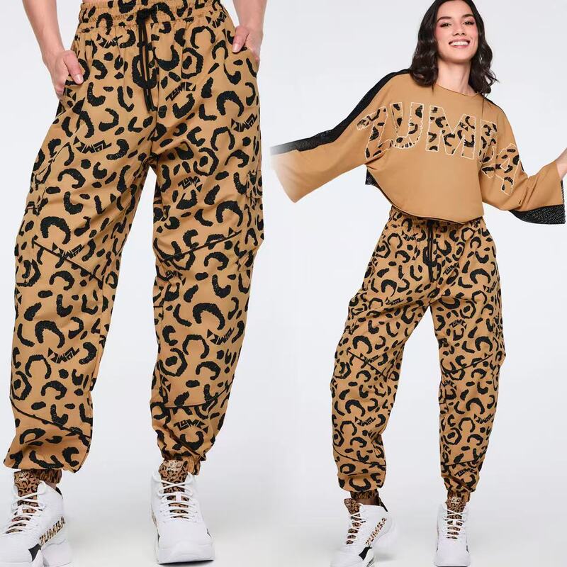 Zw New In-Stock Fitness Wear Yoga Casual Dance Wear Long Pants Loose Fit Wide-Leg Pants Quick-Drying Material