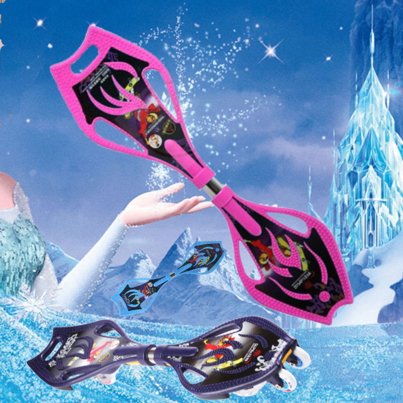 Hong Kong Tide Card Children Adults Six-wheeled Scooter Teenagers Flash Skateboard Rocking Beginner Vitality Board-Taobao