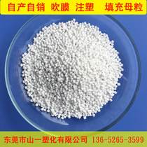 Lan Bamboo Card Filling Mother Stock Calcium Carbonate Filling Material Environmentally Friendly White Filling Mother Grain Plastic Blown Film Injection Molding Filler