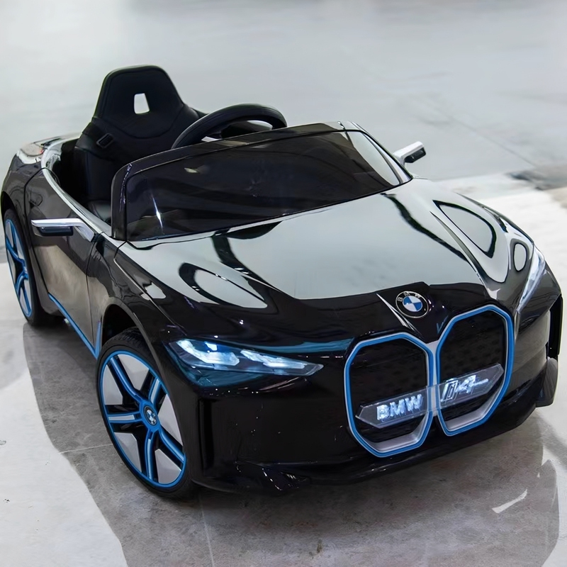 Bmw Children's Electric Car Four-Wheel Sports Car Kids' Remote Control Toy Car Can Seat People, Suitable for Boys and Girls
