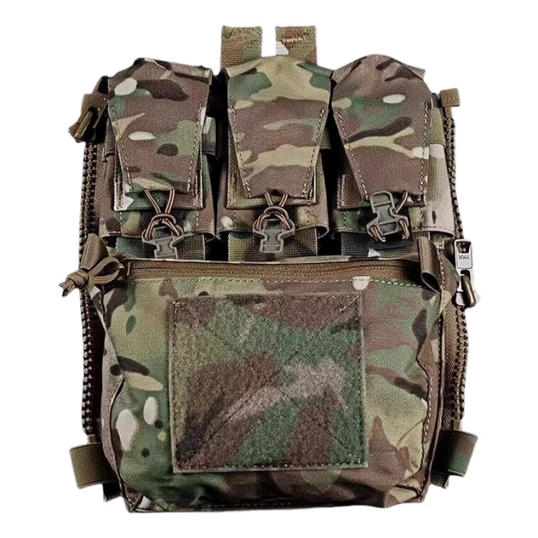 Whale V5 Pc Tactical Expansion Panel Tactical Vest Expansion Combination Multi-Functional Bag Mc Camouflage Black