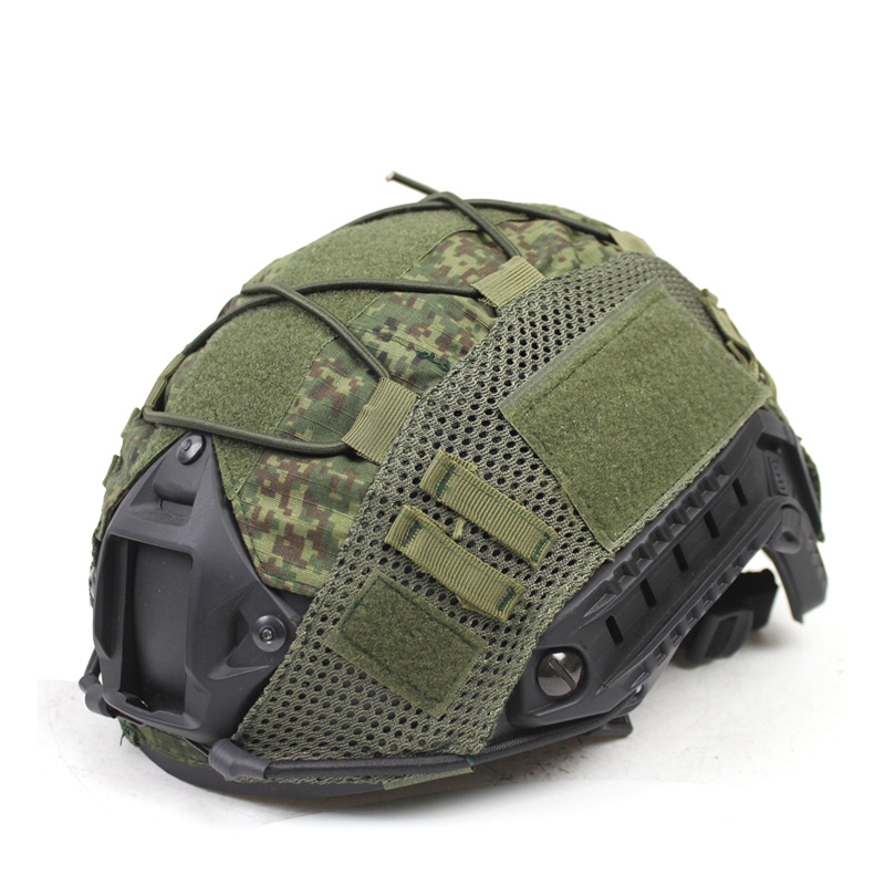 American fast tactical helmet cloth outdoor tiger pattern camouflage MCBK black riding field helmet protective cover
