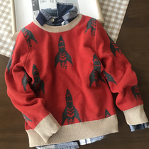 Special upgrade warehouse Qingkura Japanese loom soft and constant type boys baby needles sweater sweater