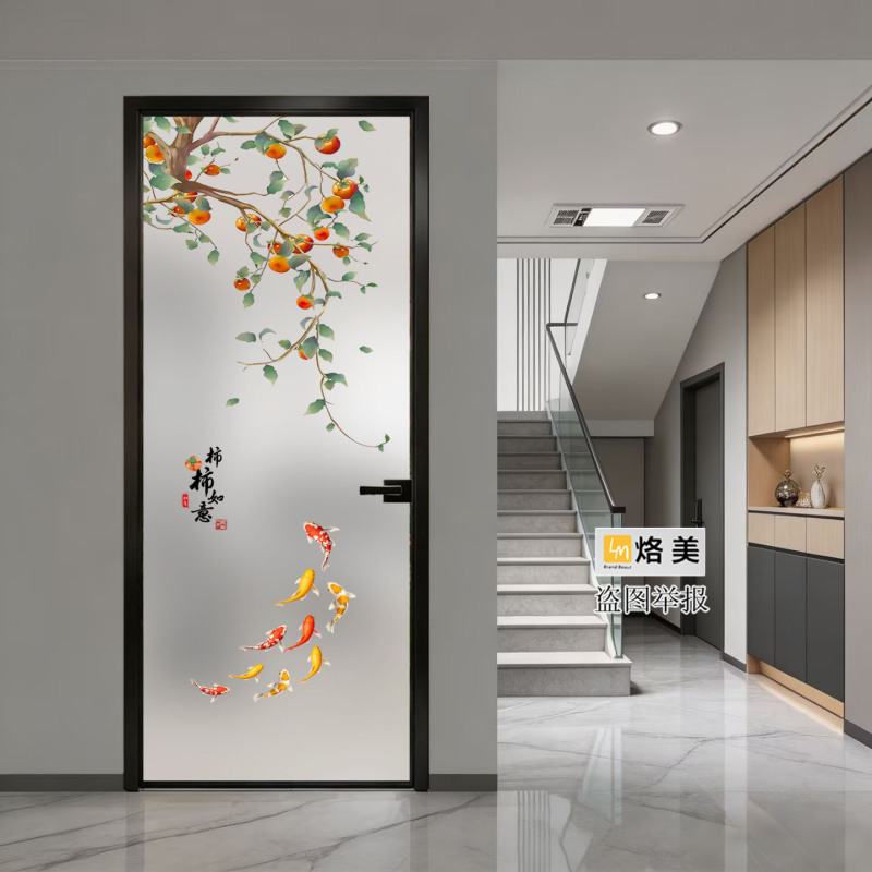 New Creative Tempered Art Glass Toilet Door, Shower Room Bathroom Flat Door, Extremely Narrow Aluminum Alloy Bedroom Door New Creative Tempered Art Glass Toilet Door, Shower Room Bathroom Flat Door, Extremely Narrow Aluminum Alloy Bedroom Door