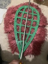 Large plastic broom head for sanitation cleaning large clean fluffy broom for floor property community cleaning