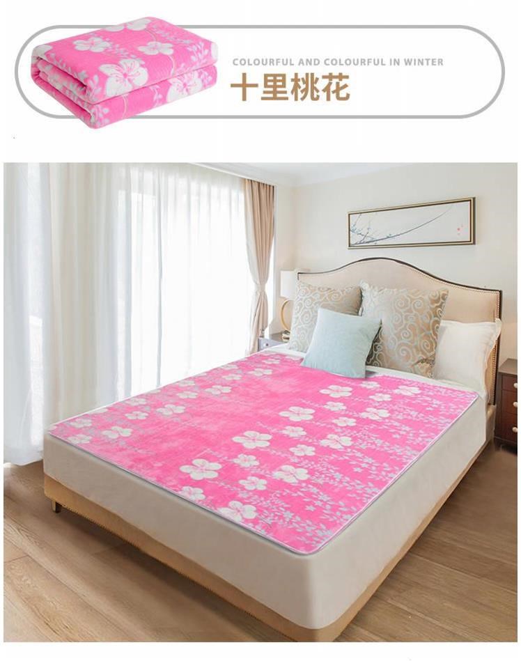chăn điện đơn đôi kiểm soát kép điều chỉnh nhiệt tăng 1,8 m 2 không an toàn bức xạ thông minh timed ba giường điện - Chăn điện 2.374 ₫