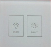 Wireless Touch Screen Remote Control Switch 86 Type Zero Wire 2 Road Learning Type Smart Home Switch Panel accessories