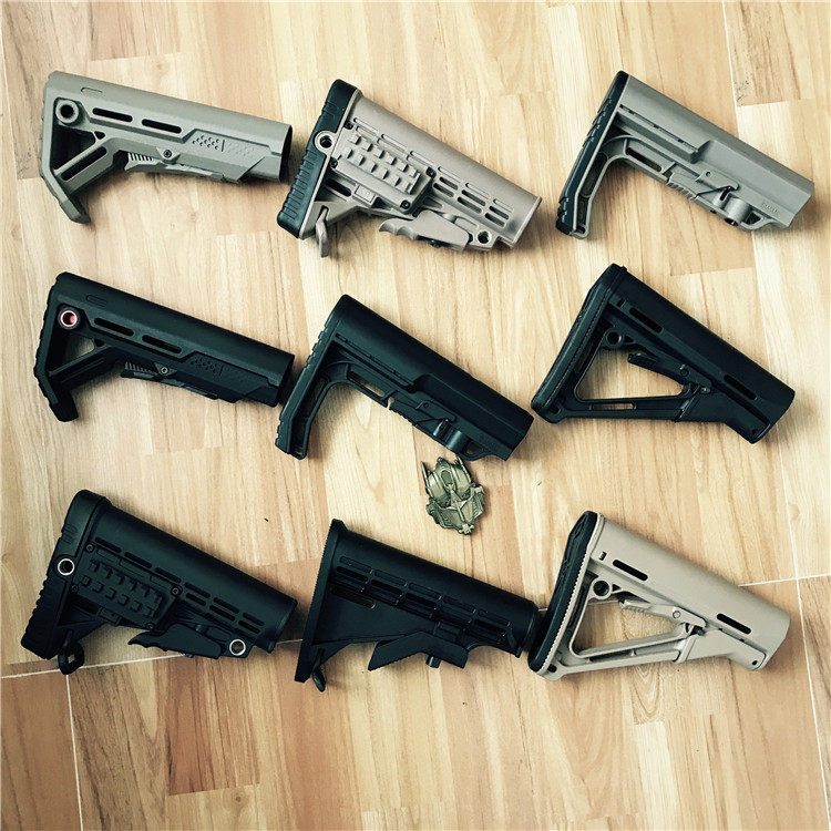 Modified nylon CTR CAA MFT lightweight MOD red dot FAB naval army rear stock