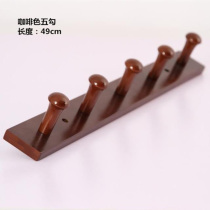 Solid wood wall shelf non-perforated wall