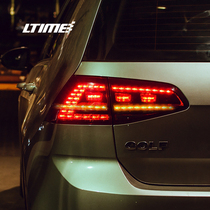 Volkswagen Golf 7 7 5 Streaming Light Steering Dynamic Taillights GOLF7 Smoked Black Rear Tail Lights High 7 5 Running Water Taillights