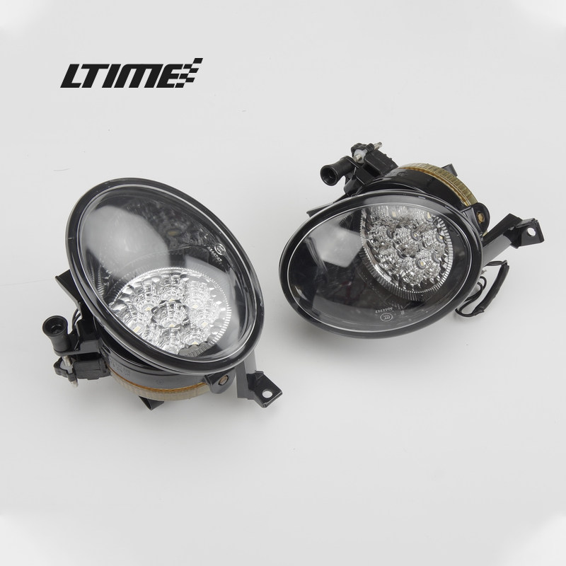 Flowserve LED Fog Lamp Golf 6 Magotan Sagitar Tiguan Bora Modified LED Front Fog Lamp Installed Universal