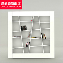 Office desk Office furniture Shaped white fashion paint file cabinet Wooden bookcase File cabinet Storage cabinet Bookshelf