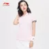 Li Ning áo sơ mi nam tay ngắn POLO áo sơ mi nam và nữ có cùng một đôi áo thể thao nửa tay áo thường ngày APLP005 - Áo polo thể thao Áo polo thể thao