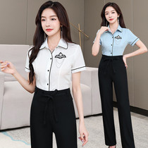 New foot bath Foot Bath technician clothes Wellness Librariums Workwear Foot Therapy Massage Shop Workwear Shirts Long Pants Suit