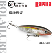 Leberle RAPALA surface pencil Words sw08 teething bass Fried Water Fake Bait Lujah