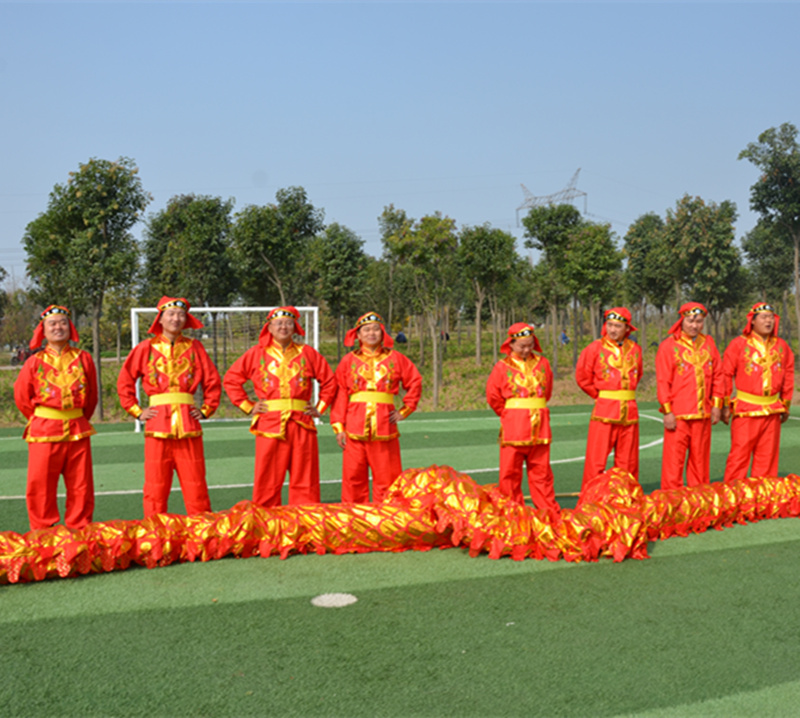 New style dragon dance lion dance society fire props supplies drum clothing matchmaker clothing Yangko clothing embroidered dragon gongs and drums clothing