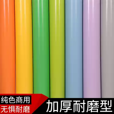 Pure Color Floor leather cement floor direct pvc floor thickened wear-resistant waterproof dance kindergarten commercial floor stickers