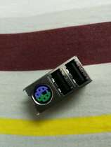 Original imported single port double-layer USB audio port double USB Green purple motherboard socket KB Port USB
