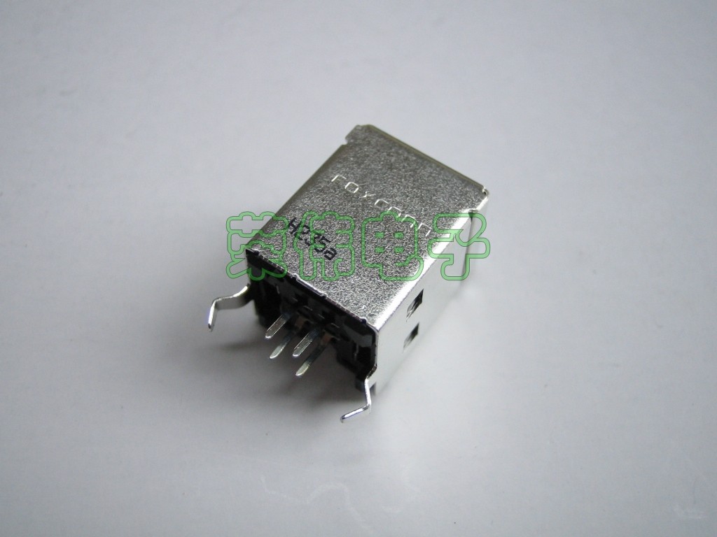 Original installation Foxconn FOXCONN USB-B mother seat straight plug 180-degree welded plate USB print meter machine socket