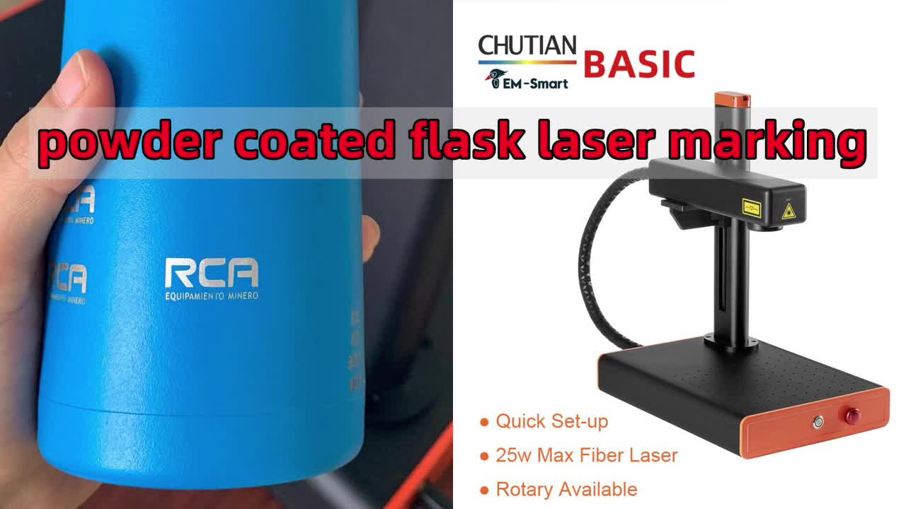 Powder Coated Flask Vacuum Yeti Tumbler Cup Laser Marking Engraving Machine  - China Handheld Laser Marking Machine, Handheld Fiber Laser Marking Machine