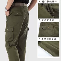 Jun Green 6 брюк Pure Cotton Canvas [Даргетинг]