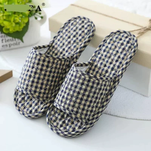 Хлопковая ткань, беззвучные тапочки, мягкая подошва, домашний декор